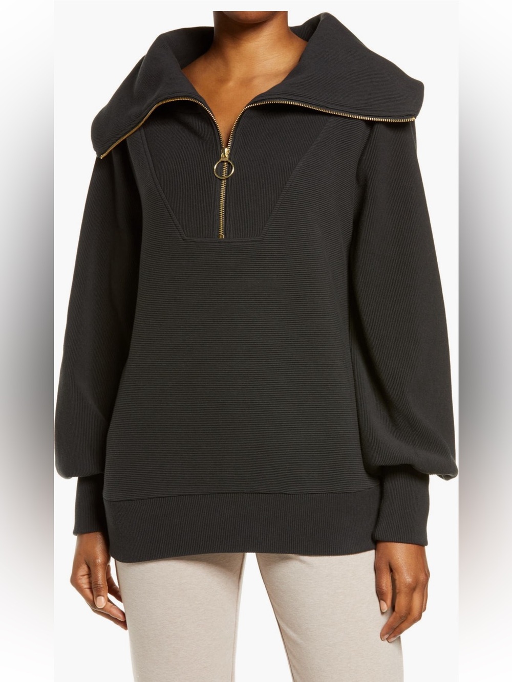 NWT Small Varley Vine Ottoman Half Zip Pullover sweater